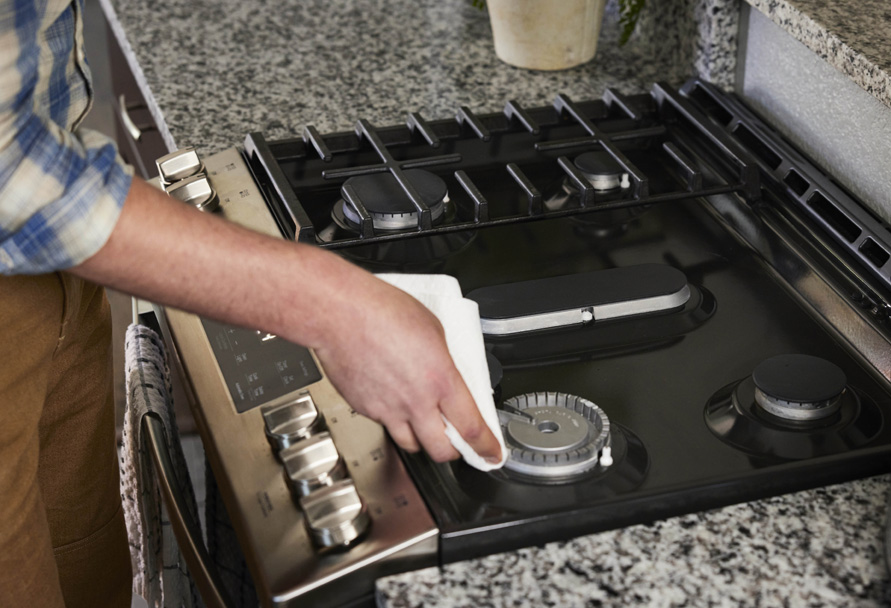 cleaning stove